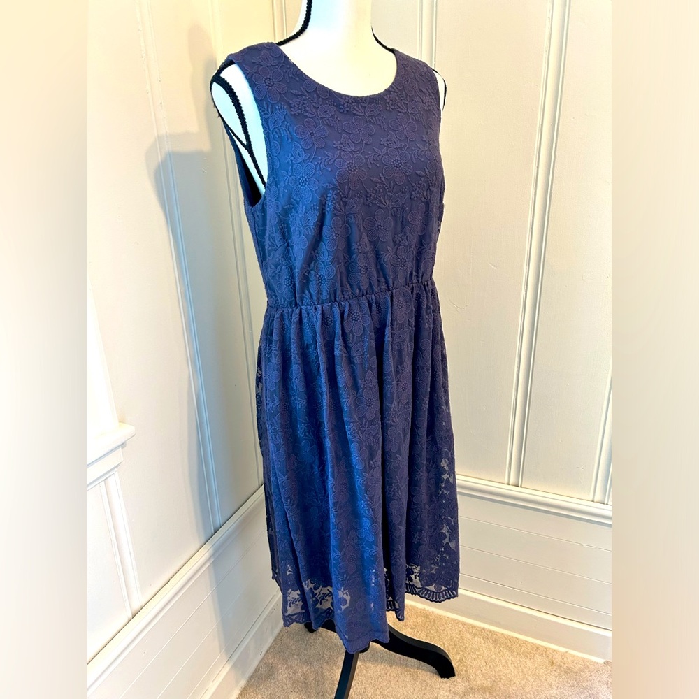 Embroidered Sleeveless Dress